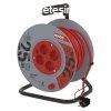 EMOS P09225, Kbeldob 25 m / 4 aljzat / narancssrga / PVC /