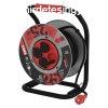 EMOS P19222, Kltri kbeldob 25 m / 4 aljzat / fekete / gum
