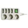 EMOS PS1721, Hosszabbt 1,5 m / 7 aljzat / kapcsols / szr