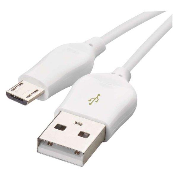 EMOS SM7004W, Töltő- és adatkábel USB-A 2.0 / micro USB-B 2.0, Quick Charge,
1 m, fehér