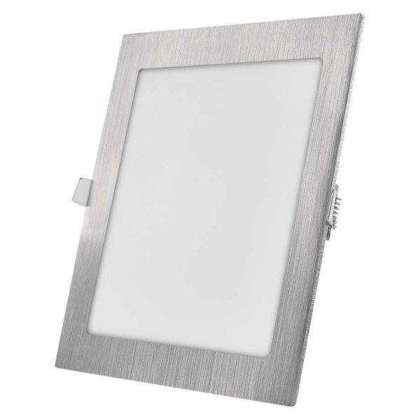 EMOS ZD2243, LED süllyesztett lámpatest NEXXO, négyzet, ezüst, 18W, CCT