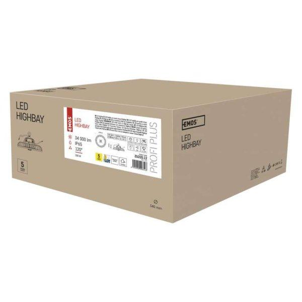 EMOS ZU220.12, LED HIGHBAY ipari mennyezeti lámpa ASTER 200W IP65 120°