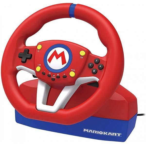 HORI pretekársky volant Mario Kart Pro MINI pre konzoly Nintendo Switch,
červený - NSW-204U