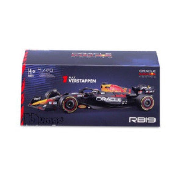 Bburago 1 /43 F1 versenyautó - Red Bull RB19 (With helmet) (#1(Max Verstappen)