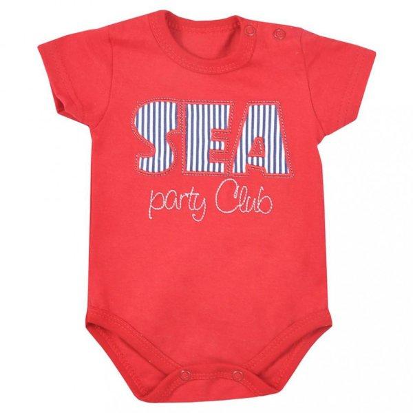 Baba nyári body Koala Sea Party piros