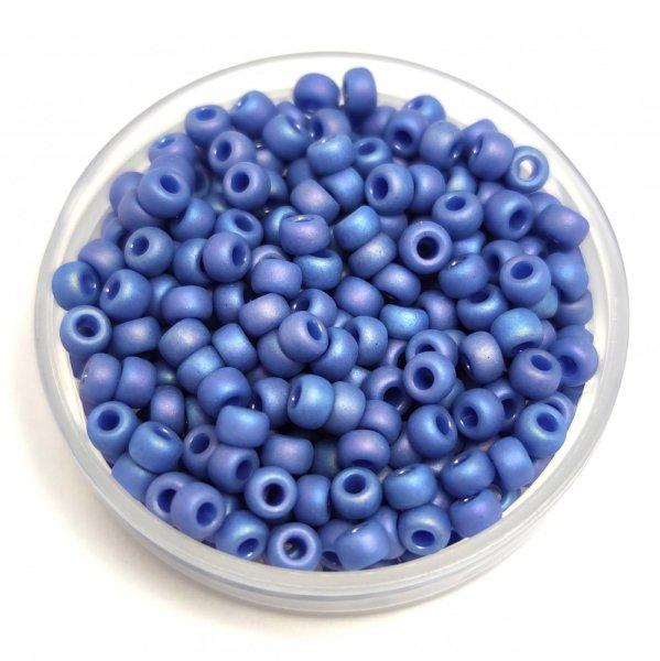 Miyuki kásagyöngy - 4704 - Opaque Glazed Frosted Rainbow Soft Blue -
méret:8/0