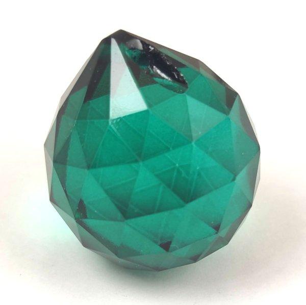 Feng Shui kristály - Emerald - 36x31mm