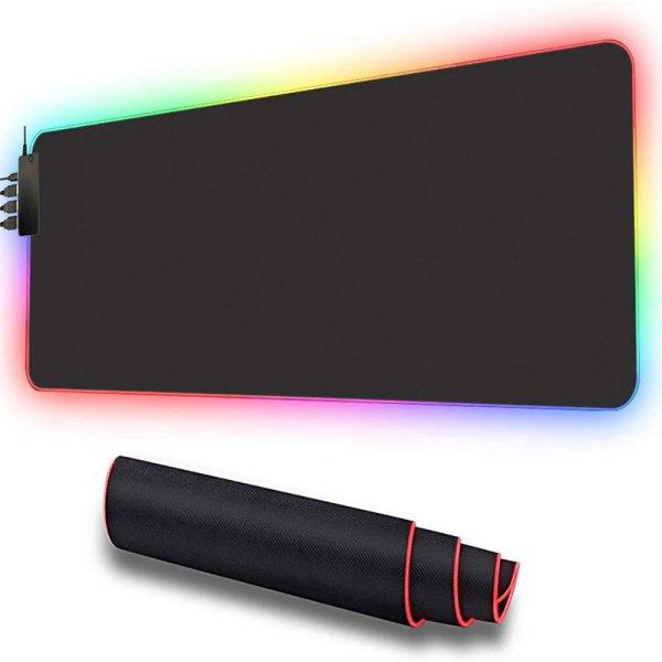 RGB Gamer egérpad 80x30 cm - Amivel hangulatossá teheted a játékélményt!