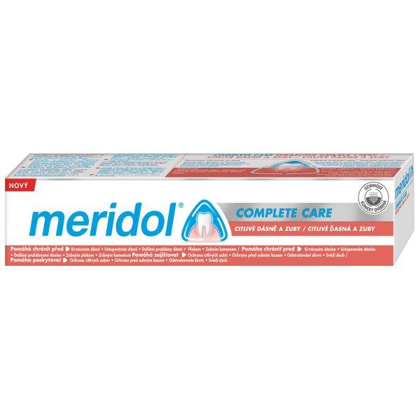 Meridol Fogkrém érzékeny fogakra Complete Care Sensitive Gums &
Teeth 75 ml