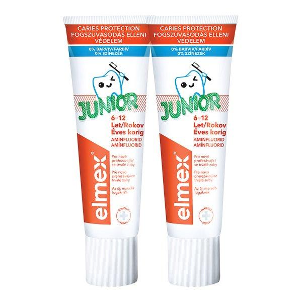 Elmex Gyermek fogkrém Junior Duopack 2 x 75 ml