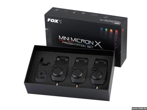 Fox Mini Micron X 3 Rod set 3+1 Elektromos Kapásjelző szett