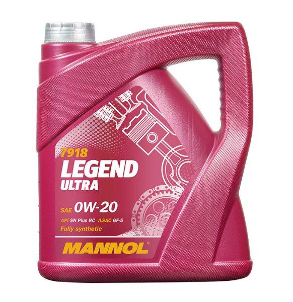 Mannol legend ultra 0w20 4l 7918 api sn plus rc, ilsac gf-5, suzuki