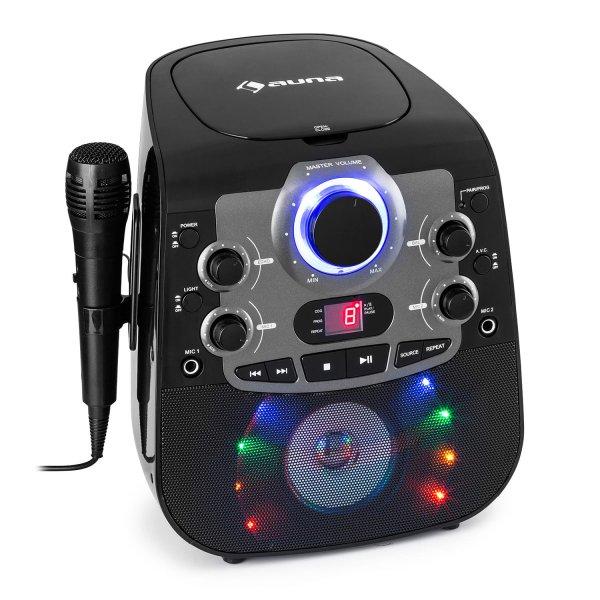 Auna StarMaker 2.0, karaoke rendszer, bluetooth, CD lejátszó, mellékelve
mikrofon