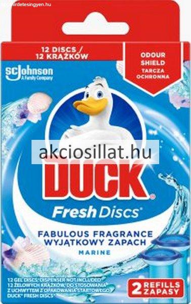 Duck Fresh Discs Wc-Tisztító Korong Utántöltő Marine 2x36ml