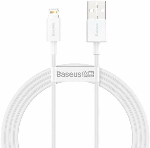 Baseus USB-kábel a Lightning Superior 2.4A, 1.5 m, fehér