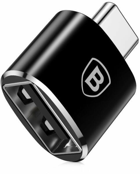 Baseus USB/Type-C átalakító Adapter, Fekete