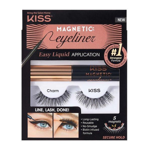 KISS Mágneses szempillák szemhéjtussal 07 Charm (Magnetic
Eyeliner & Lash Kit)