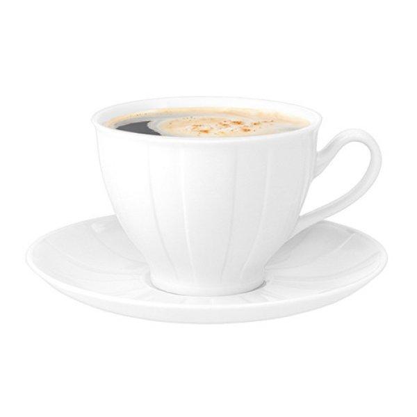 Mokkáscsésze+alj Rotberg Porcelain® Oslo, 10 cl, fehér, porcelán, 6 darabos
készlet