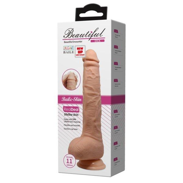  Beautiful Dick 11 " Vibrating Dildo 