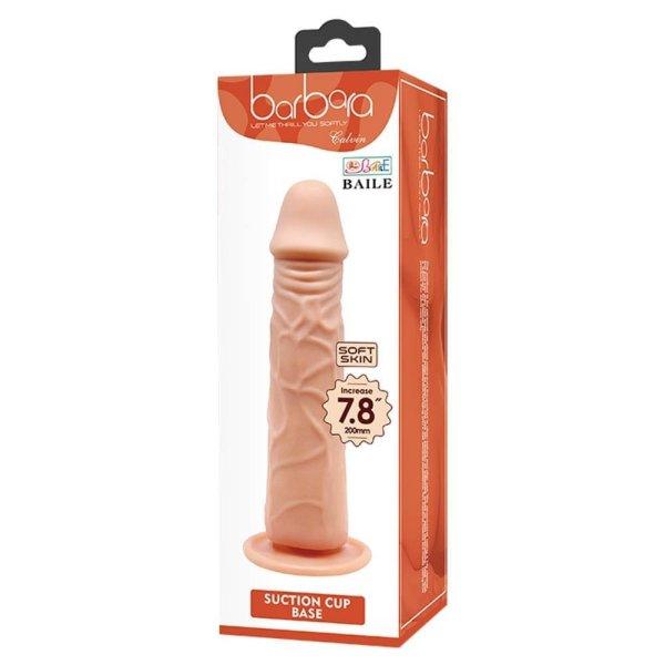  Barbara Calvin 7,8 " Dildo with Suction Cup 