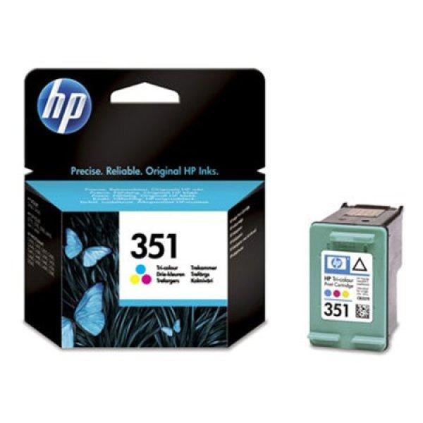 CB337EE Tintapatron DeskJet D4260, OfficeJet J5780 nyomtatókhoz, HP 351,
színes, 3,5ml