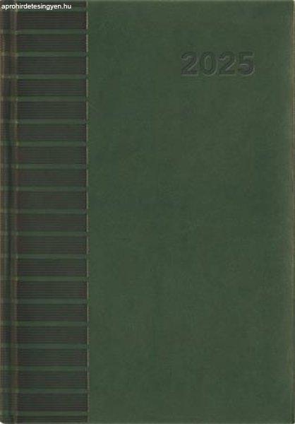Naptár, tervező, A5, napi, DAYLINER, "Tucson", zöld