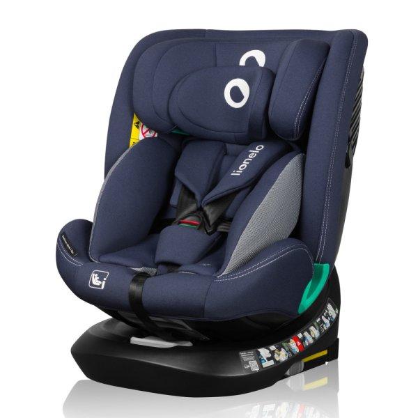 Lionelo Bastiaan One I-Size 360°-ban forgatható ISOFIX gyermekülés (40-150
cm) - Blue Navy