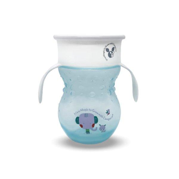 Cangaroo Cup 360 fokos itatópohár 270 ml (6h+) - Kék