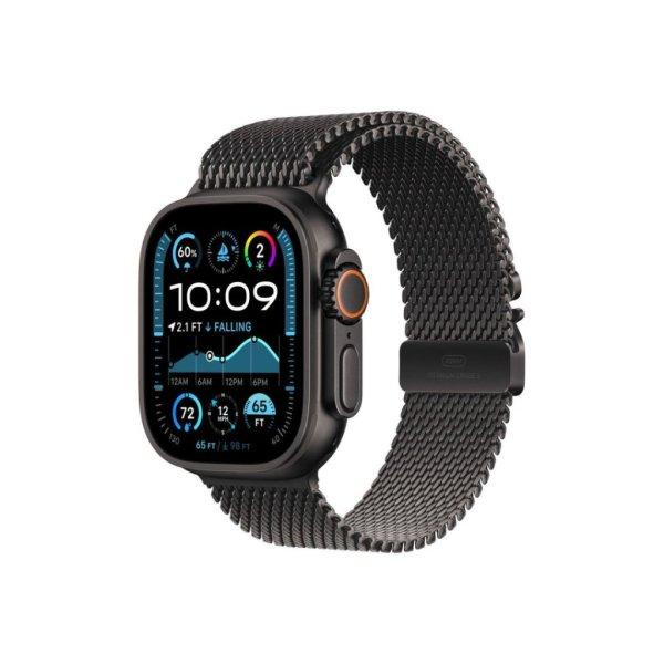 Apple Watch Ultra 2 v2 Cellular 49mm Black Titanium Case with Black Titanium
Milanese Loop S