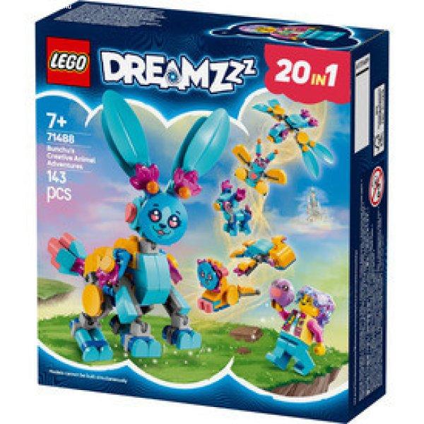 LEGO Dreamzzz 71488 Kreatív állatos kalandok Bunchuval