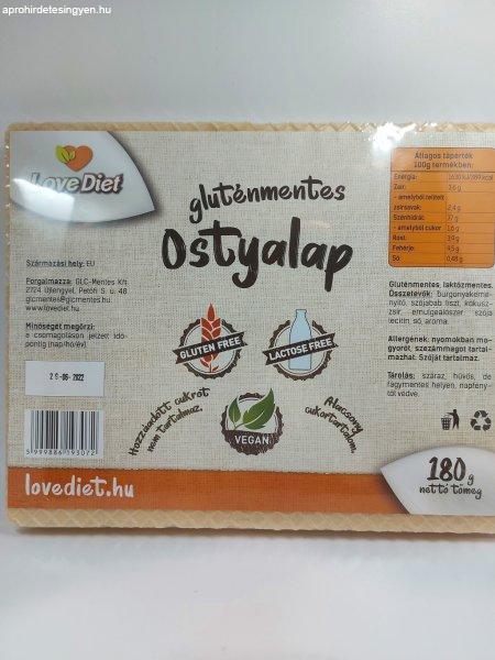 Lovediet gluténmentes ostyalap 180 g