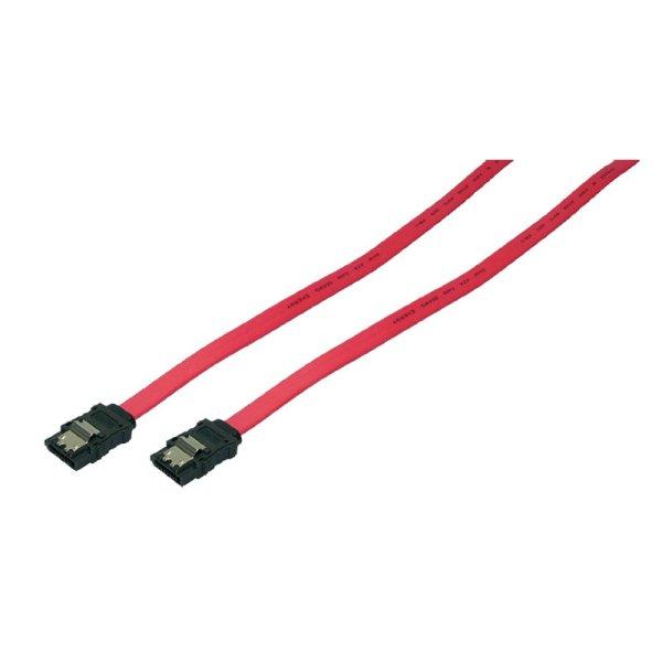 Logilink SATA Cable with Clip 90cm