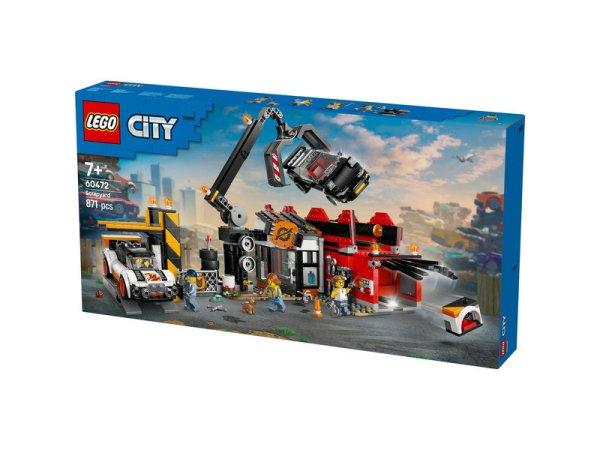 LEGO My City 60472 Roncstelep autókkal