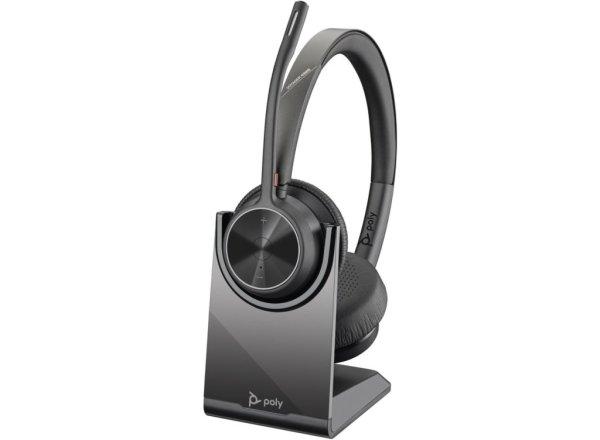 Poly Plantronics Voyager 4320 USB-C Bluetooth Headset +BT700 dongle +Charging
Stand Black