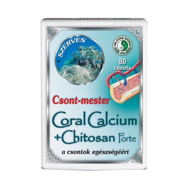 Dr.chen csont-mester coral calcium forte tabletta 80 db