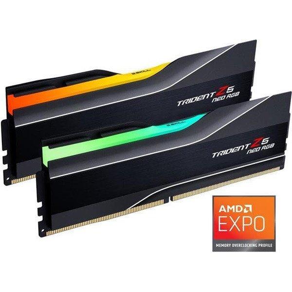 G.SKILL Memória DDR5 32GB 6000Mhz CL30 DIMM, 1.35V, Trident Z5 Neo RGB AMD EXPO
(Kit of 2)