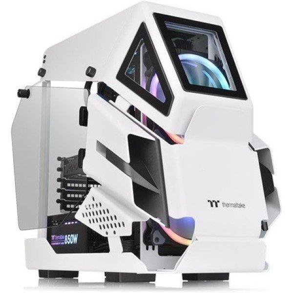 Thermaltake AH T200 Snow táp nélküli ablakos MT Mini Tower számítógépház
fehér