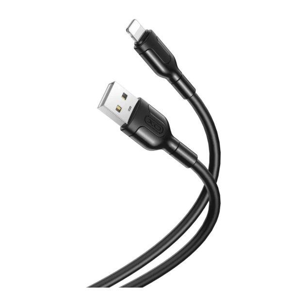 XO NB212 kábel USB / Lightning 1M 2.1A fekete