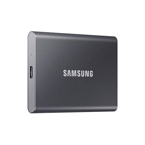 SAMSUNG Hordozható SSD T7 USB 3.2 4TB (Szürke)