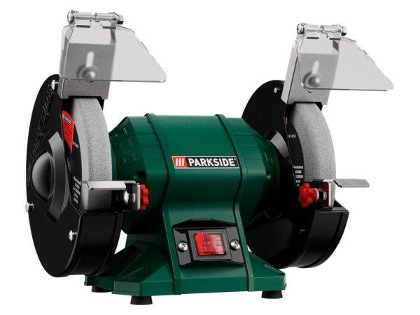 ParkSide PDOS 200 C2 elektromos 200W 2 x 150 mm x 20 mm duplacsiszoló,
csiszológép, kettős köszörű (2 db 15 x 2 cm köszörűkővel)