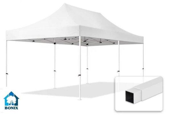 PROFI pop-up összecsukható pavilon rendezvénysátor 3x6m ponyva PVC
szerkezete acél 30mm  oldalfal nélkül fehér