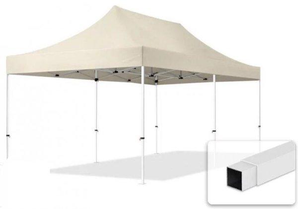 PROFI pop-up összecsukható pavilon rendezvénysátor 3x6m ponyva PVC acél
30mm  oldalfal nélkül krém