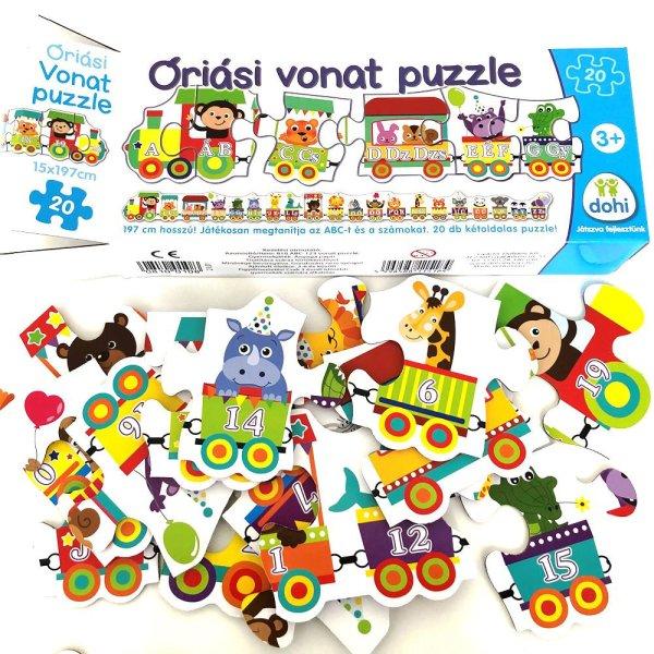 GIGA vonat puzzle  - betűk és számok felfedezésére
(BBJ)