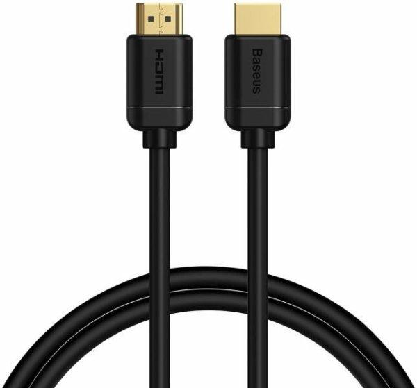 Baseus HDMI 2.0 kábel 4K 60Hz 3D HDR 18Gbps 1m, Fekete