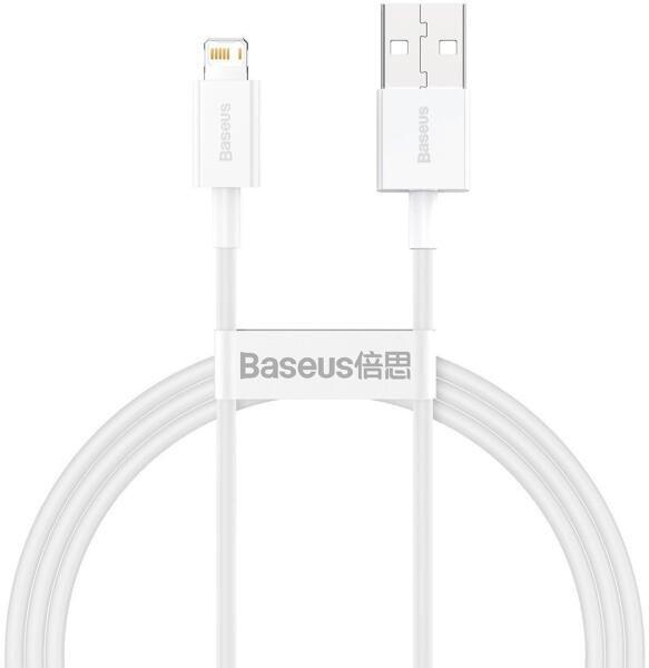 Baseus USB-kábel a Lightning Superior sorozathoz, 2,4A, 2m, fehér