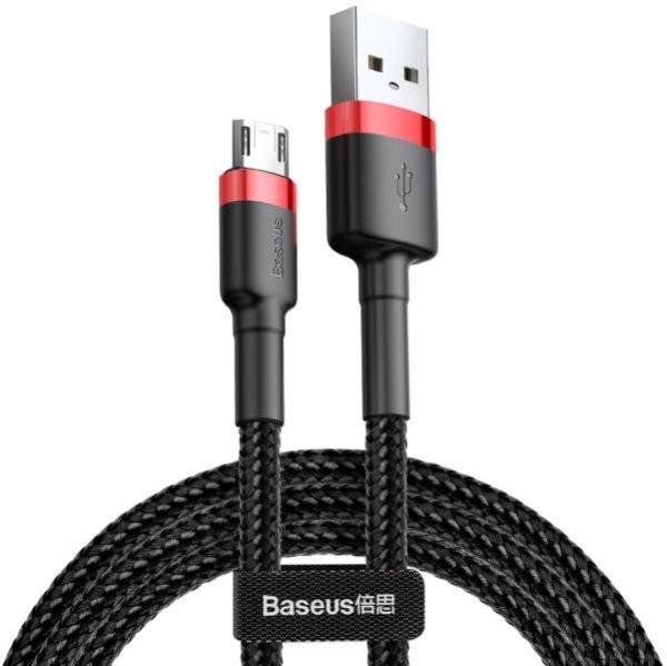 Baseus Cafule 1,5A USB-MicroUSB kábel 2m, piros-fekete