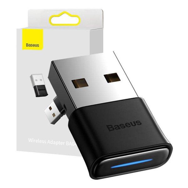 Baseus BA04 mini Bluetooth 5.0 adapter USB vevő, fekete