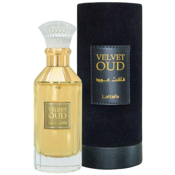 Lattafa Velvet Oud - EDP 2 ml - illatminta spray-vel