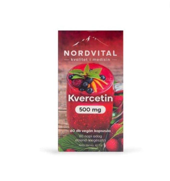 Nordvital kvercetin 500mg vegán kapszula 60 db