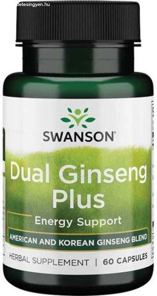 Swanson DUAL GINSENG PLUS 60 db komplex